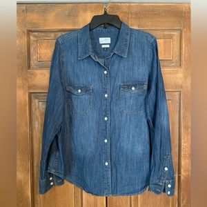 UNIVERSAL THREADS Denim Button-down Shirt || Size XXL